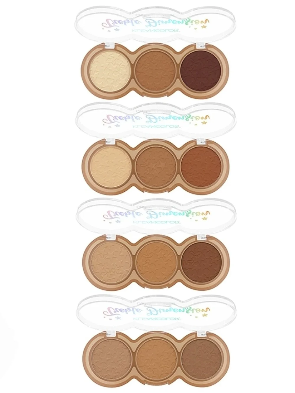 Kleancolor Treble Dimension Contour Trio - Deep Shadow 0.26oz BNIB